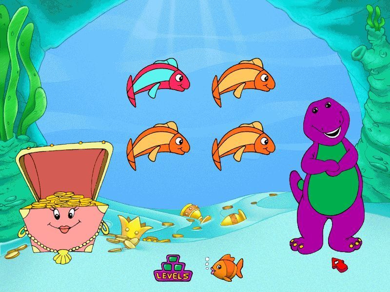 BARNEY UNDER THE SEA Microsoft Windows PC CD-PC Gamez USA