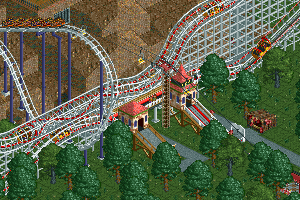 RollerCoaster Tycoon - Corkscrew Follies Microsoft Windows PC CD-PC Gamez USA