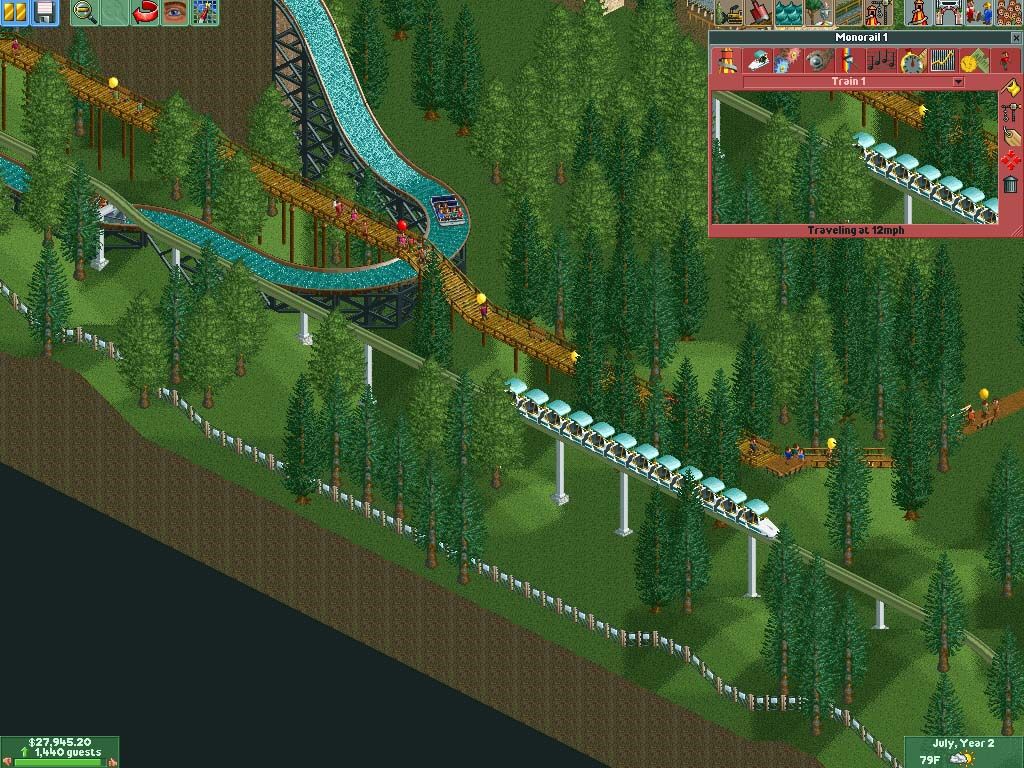 RollerCoaster Tycoon 2 Microsoft Windows PC CD-PC Gamez USA