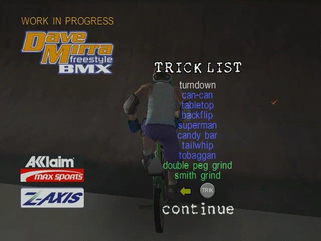 Dave Mirra Freestyle BMX Microsoft Windows PC CD-PC Gamez USA