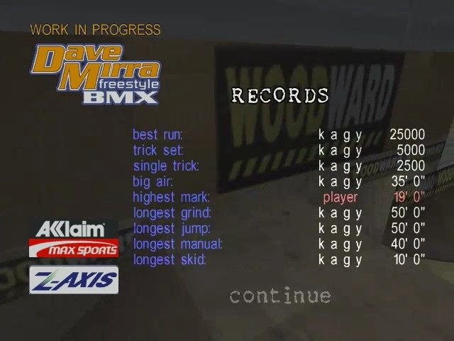 Dave Mirra Freestyle BMX Microsoft Windows PC CD-PC Gamez USA