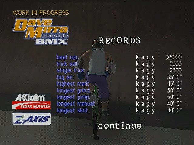 Dave Mirra Freestyle BMX Microsoft Windows PC CD-PC Gamez USA