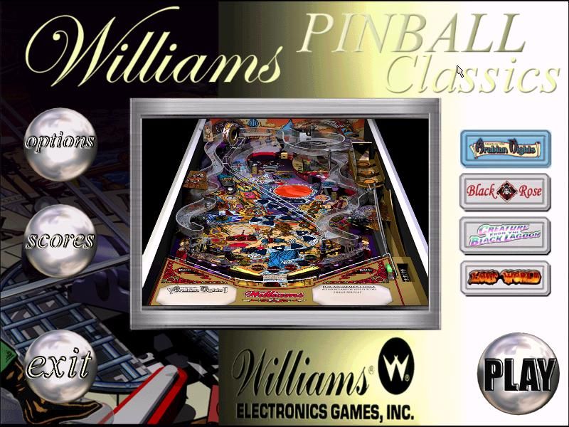 Williams Pinball Classics Microsoft Windows PC CD-PC Gamez USA