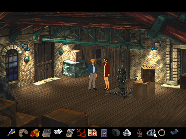 Broken Sword II The Smoking Mirror Disc 1 - 2 Microsoft Windows PC CD-PC Gamez USA