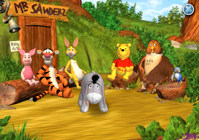 Disney The Book Of Pooh A Story Without a Tail Microsoft Windows PC CD-PC Gamez USA