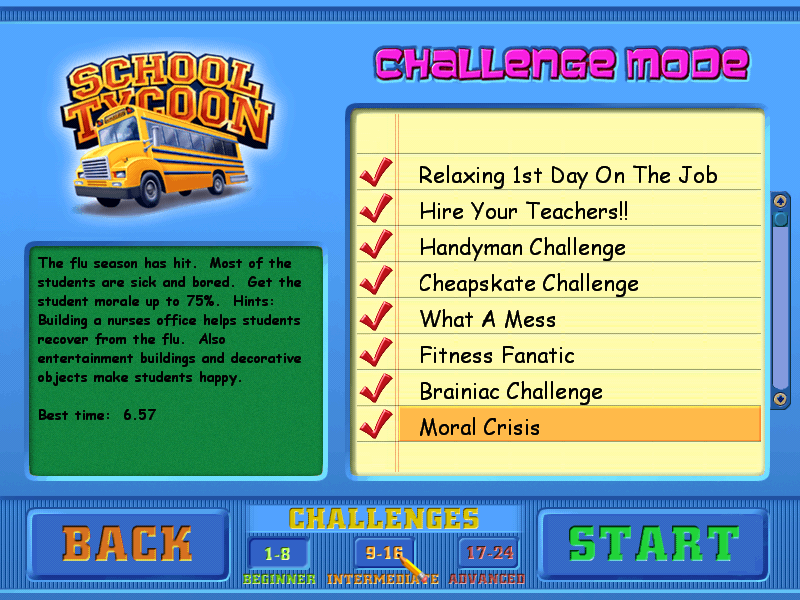 School Tycoon Microsoft Windows PC CD-PC Gamez USA