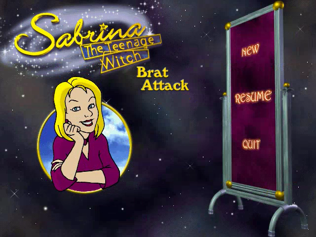 Sabrina the Teenage Witch Brat Attack Microsoft Windows PC CD-PC Gamez USA