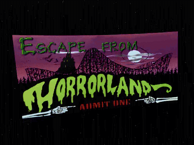 Goosebumps Escape from Horrorland Disc 1-2 Microsoft Windows PC CD-PC Gamez USA