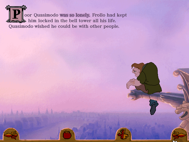 Disney's The Hunchback of Notre Dame Animated StoryBook Microsoft Windows PC CD-PC Gamez USA
