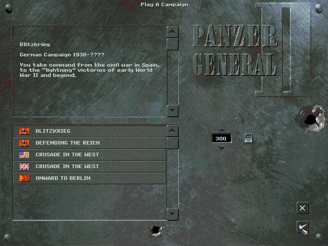 Panzer General II Microsoft Windows PC CD-PC Gamez USA