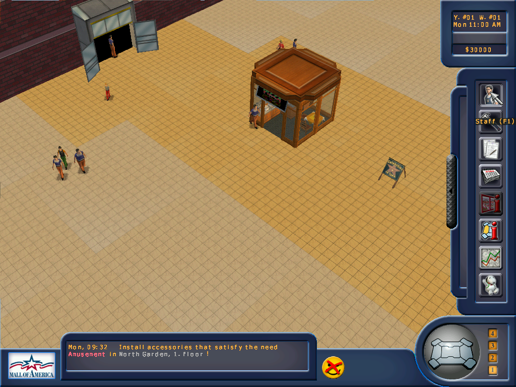 Mall of america tycoon Microsoft Windows PC CD-PC Gamez USA