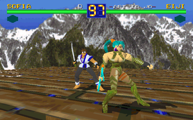 Battle Arena Toshinden Microsoft Windows PC CD-PC Gamez USA