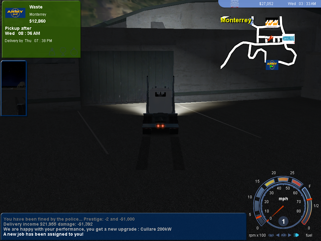 Drive through Monterrey in 18 Wheels of Steel Pedal to the Metal (2004) Microsoft Windows PC CD, completing your delivery!