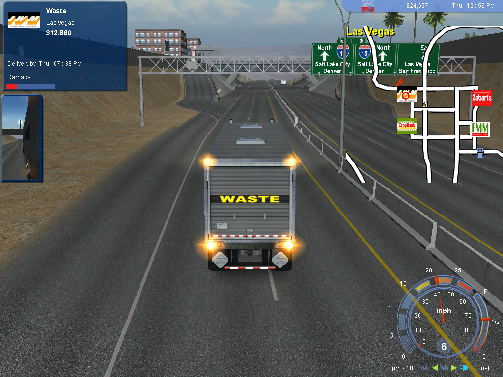 Experience the thrill of trucking in 18 Wheels of Steel Pedal to the Metal (2004) Microsoft Windows PC CD.