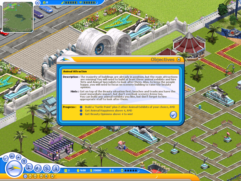 SeaWorld Adventure Parks Tycoon Microsoft Windows PC CD-PC Gamez USA