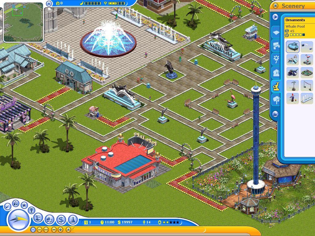 SeaWorld Adventure Parks Tycoon Microsoft Windows PC CD-PC Gamez USA