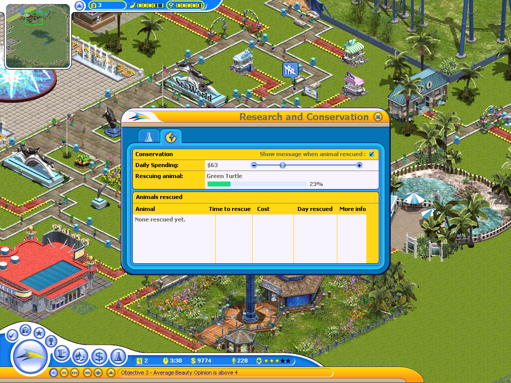 SeaWorld Adventure Parks Tycoon Microsoft Windows PC CD-PC Gamez USA