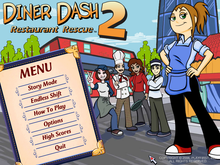 Diner Dash 2 Restaurant Rescue Microsoft Windows PC CD by PC Gamez USA