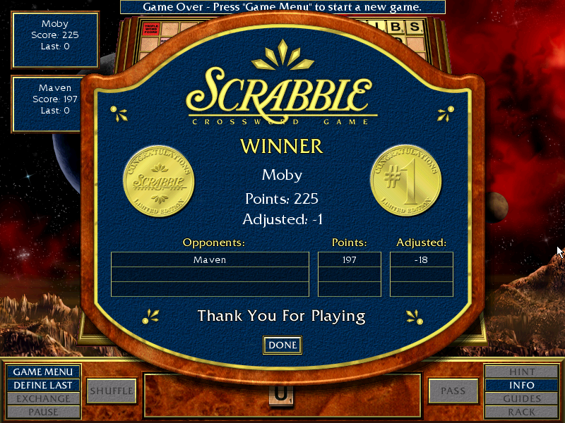 Scrabble Complete Microsoft Windows PC CD-PC Gamez USA