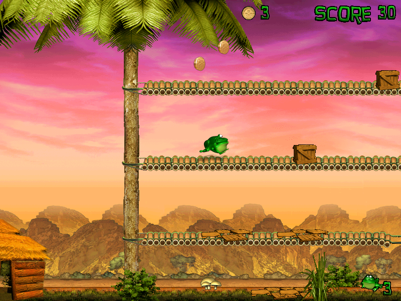 FROG Frantic Rush of Green Microsoft Windows PC CD-PC Gamez USA