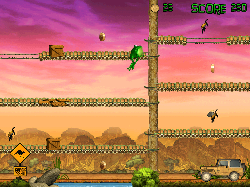 FROG Frantic Rush of Green Microsoft Windows PC CD-PC Gamez USA