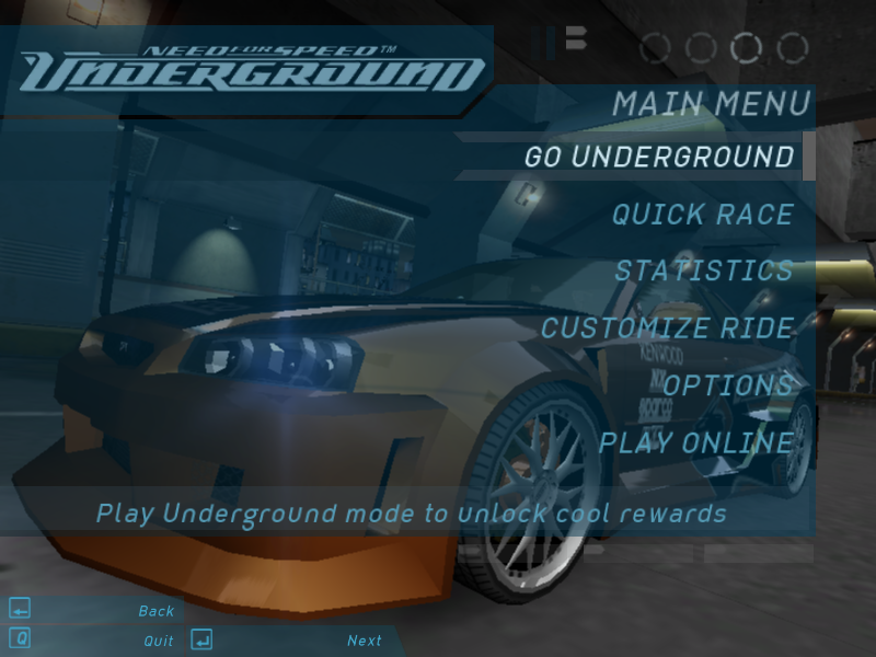 Need for Speed - Underground Disc 1-2 Microsoft Windows PC CD-PC Gamez USA