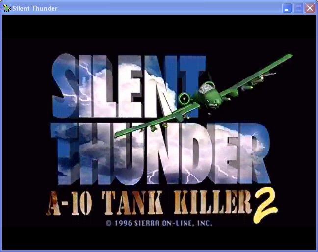 Silent Thunder - A-10 Tank Killer II Microsoft Windows PC CD-PC Gamez USA