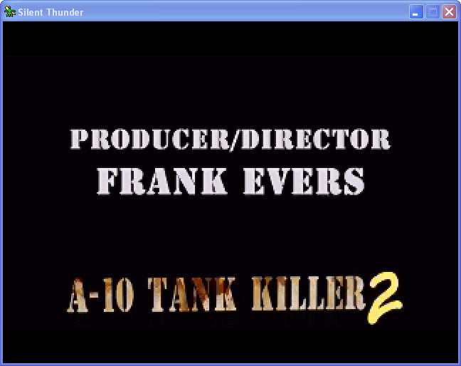 Silent Thunder - A-10 Tank Killer II Microsoft Windows PC CD-PC Gamez USA