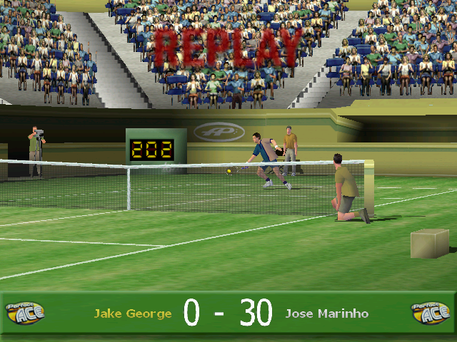 Perfect Ace Pro Tournament Tennis Microsoft Windows PC CD-PC Gamez USA
