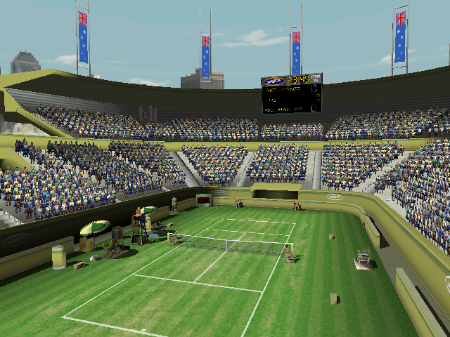 Perfect Ace Pro Tournament Tennis Microsoft Windows PC CD-PC Gamez USA