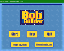 Bob The Builder Bob Builds a Park Microsoft Windows PC CD by PC Gamez USA