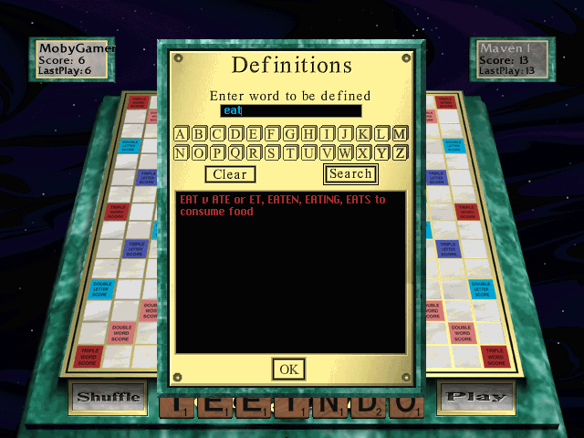 Scrabble Microsoft Windows PC CD-PC Gamez USA
