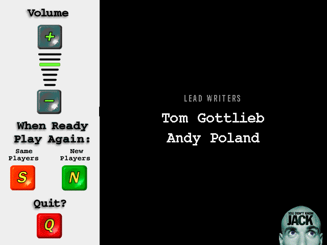 YOU DON'T KNOW JACK Volume 1 Microsoft Windows PC CD-PC Gamez USA