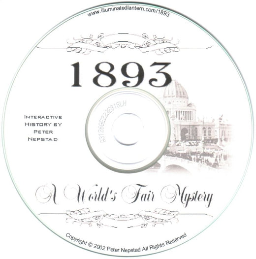 1893 A World's Fair Mystery physical PC game CD - PC Gamez USA