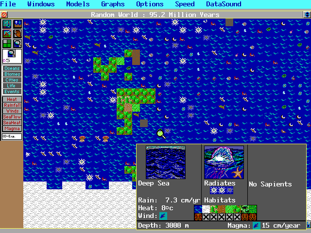 SimEarth Microsoft Windows PC CD-PC Gamez USA