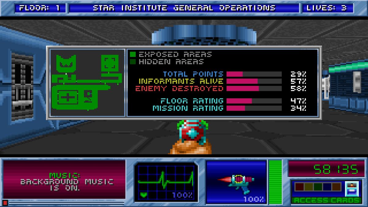 Blake Stone - Aliens of Gold Microsoft Windows PC CD-PC Gamez USA