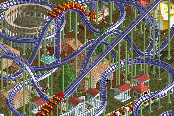 RollerCoaster Tycoon - Corkscrew Follies Microsoft Windows PC CD-PC Gamez USA