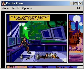 Sega comix zone Microsoft Windows PC CD-PC Gamez USA