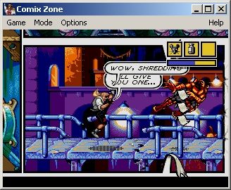 Sega comix zone Microsoft Windows PC CD-PC Gamez USA