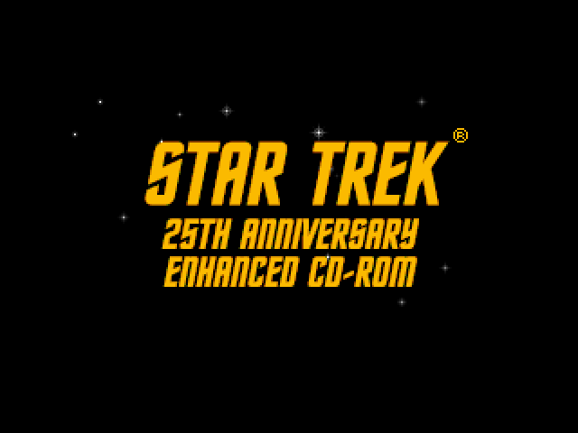Star Trek - 25th Anniversary Enhanced CD-ROM Microsoft Windows PC CD-PC Gamez USA