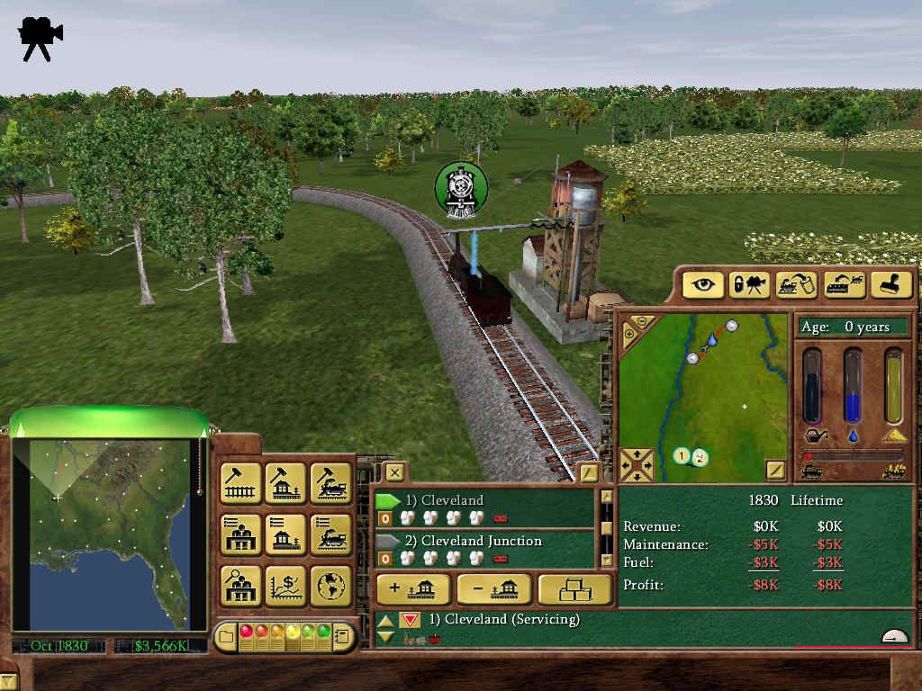 Railroad Tycoon 3 Disc 1-2 Microsoft Windows PC CD-PC Gamez USA