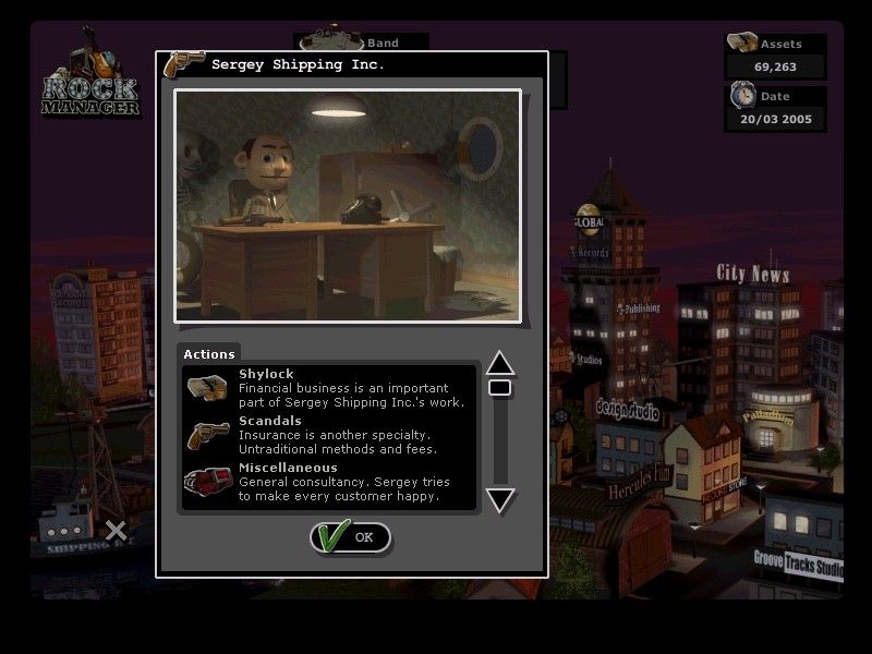 ROCK MANAGER Microsoft Windows PC CD-PC Gamez USA