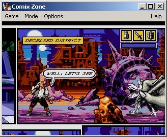 Sega comix zone Microsoft Windows PC CD-PC Gamez USA