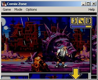 Sega comix zone Microsoft Windows PC CD-PC Gamez USA