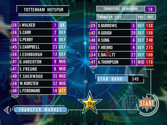The FA Premier League Stars Microsoft Windows PC CD-PC Gamez USA