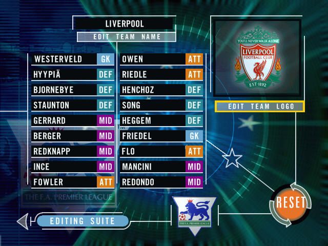 The FA Premier League Stars Microsoft Windows PC CD-PC Gamez USA
