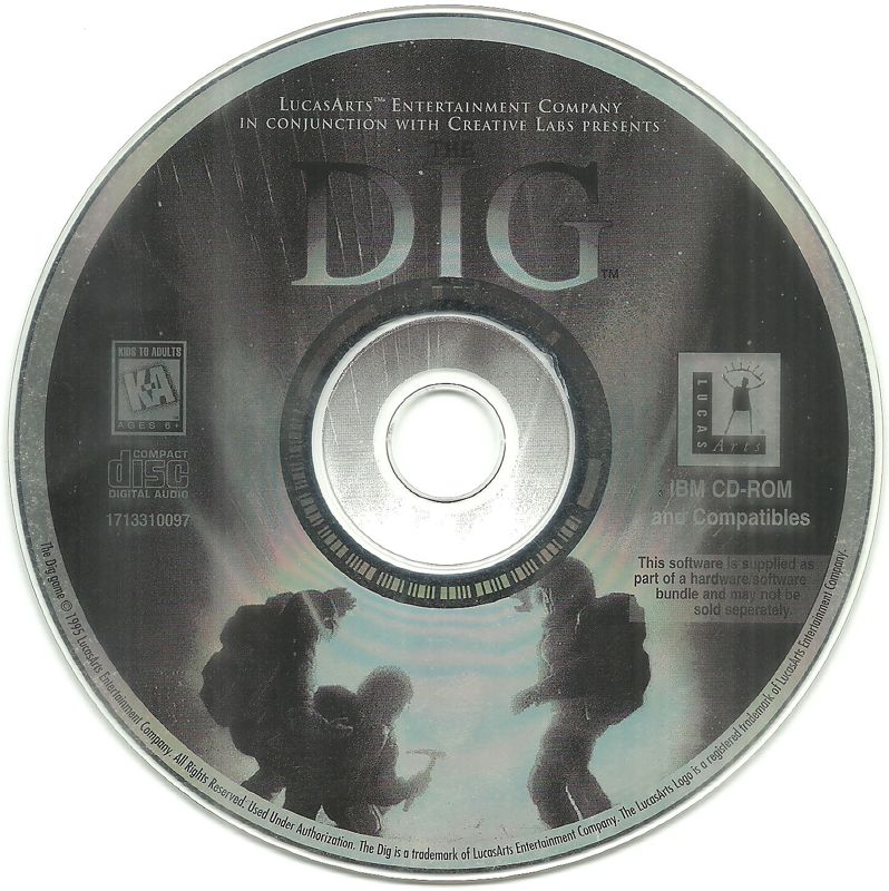 The Dig Microsoft Windows PC CD-PC Gamez USA