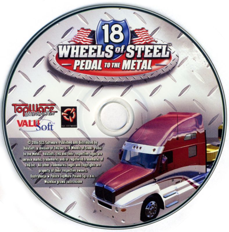Discover the 18 Wheels of Steel Pedal to the Metal (2004) Microsoft Windows PC CD, a thrilling trucking simulation game.