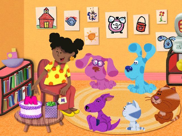 Blue's Clues Preschool Microsoft Windows PC CD-PC Gamez USA