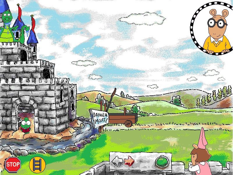 Arthur's Thinking Games Microsoft Windows PC CD-PC Gamez USA